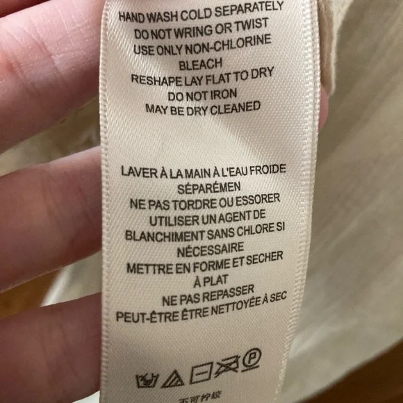 Free People Sorelle Lace V-Neck White Ivory Lace Crop Top Blouse - Picture 14 of 16